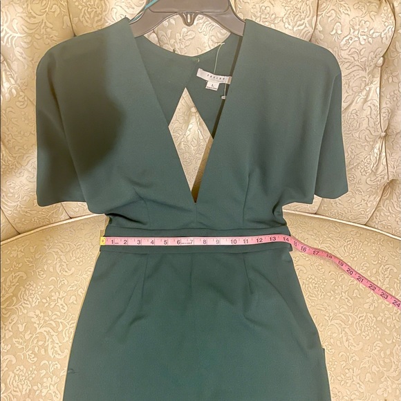 Dark green structured dress - Picture 11 of 11